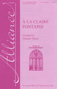 A La Claire Fontaine SSA choral sheet music cover